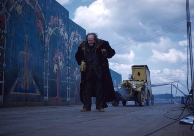 Rise and shine, let's get to work! This is a portrait by Vern Orten of an unnamed (but very fashionable) working circus clown c.1954!