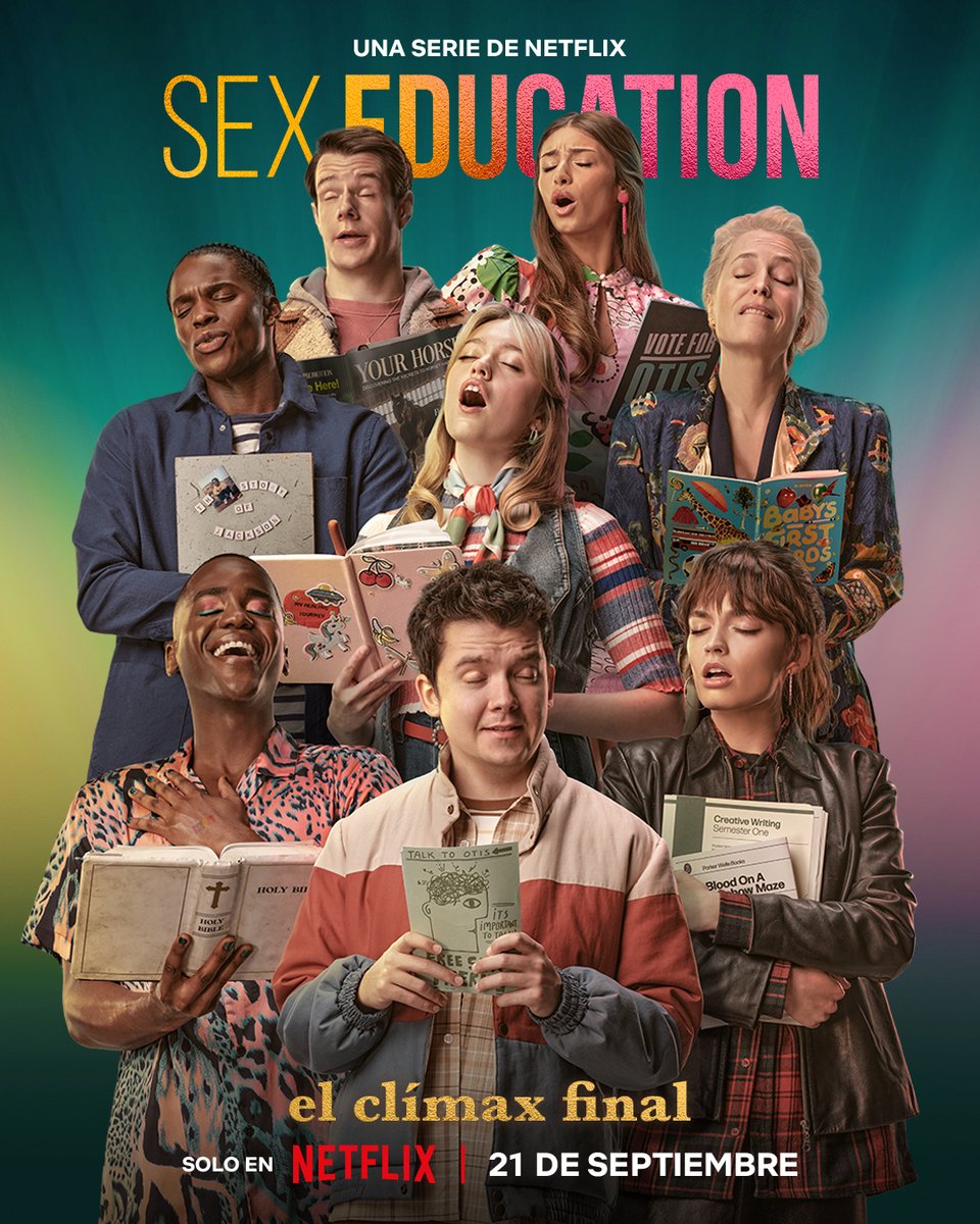 NetflixES's tweet photo. Un coro que te llevará al límite. La última temporada de #SexEducation llega el 21 de septiembre. https://t.co/9Aq7KZ758N