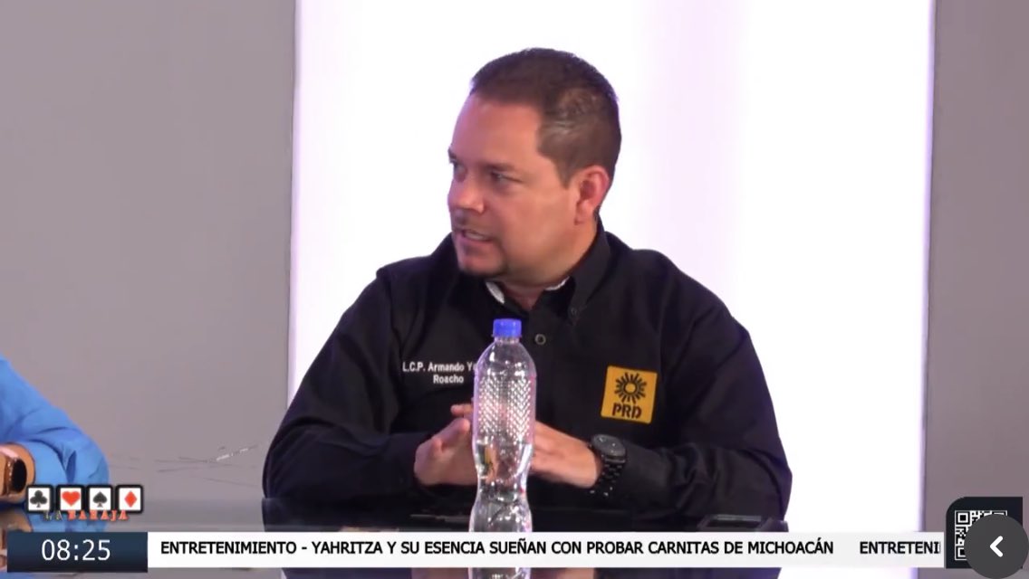 Gracias amiga <a href="/maurer08/">Brenda Maurer</a> por invitarme a tu programa #LaBaraja, la verdad es una dinámica muy divertida en la que echando cartas tuve la oportunidad de intercambiar ideas sobre el #FrenteAmplioPorMexico con la Presidenta del PAN <a href="/Minka_hdez/">Minka Hdez C</a> y  Noel Fernandez del PRI
🔵🟡🔴