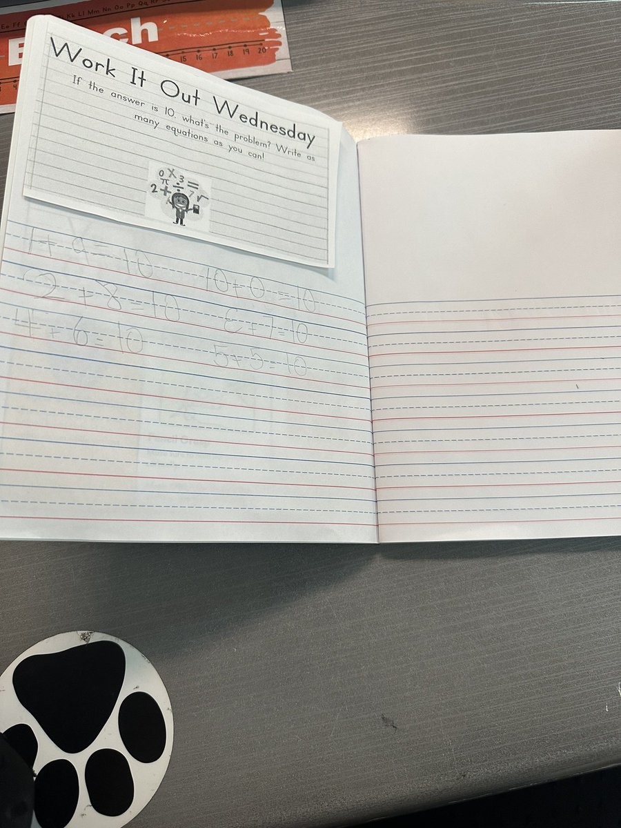 amcbride28's tweet photo. Nice work Grade 2 Team ⭐️ starting right away with high expectations for writing and problem solving with our schoolwide Morning work! #OneTeamOneROAR 🦁🐾❤️#WatchTheProgress https://t.co/RmZyg7ei07