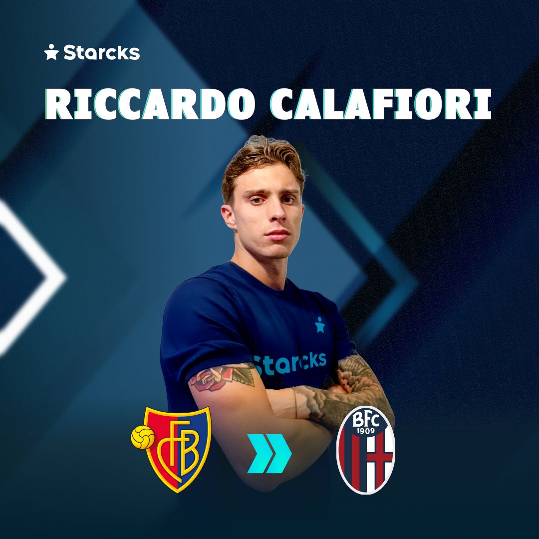 StarcksOfficial's tweet photo. ⚽ A great comeback in #SerieATIM for Riccardo Calafiori, who is about to become a new player of @BolognaFC1909en!
🌟 You can find his #StarToken only on Starcks
➡️Don't miss it: https://t.co/k9f3zBwn5m
#Calciomercato #Fantacalcio #FantacalcioSerieATIM https://t.co/kckmtUBTbx