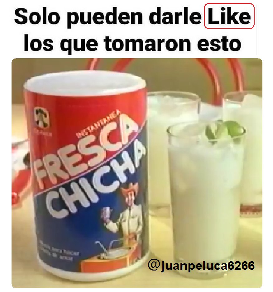 juanpeluca6266's tweet photo. Y a esta hora un vaso de Fresca Chicha 😋 Que de recuerdos .......... https://t.co/pYTAw2tGmO