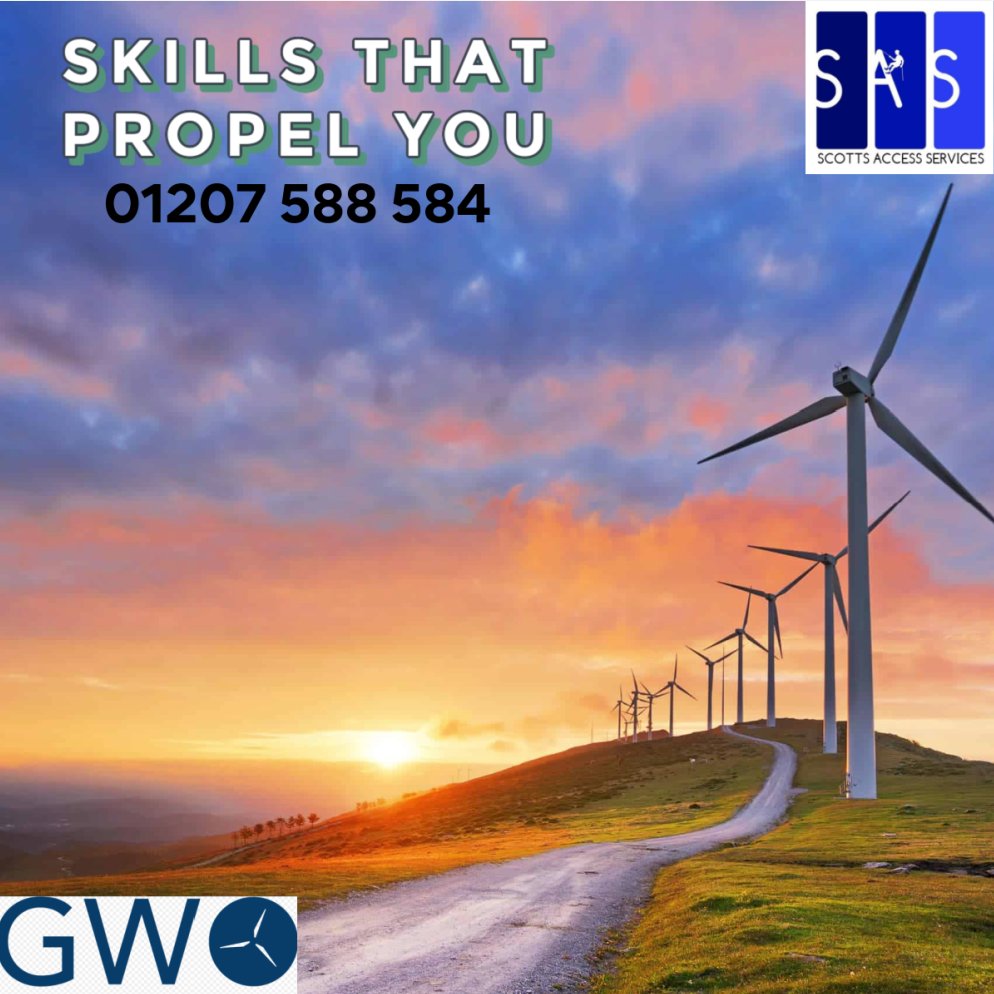 GWO BST &amp; BSTR Courses 

Scott's Access can train you in Global Wind Organisation certification to work throughout the World in the Wind Industry. We are based in Consett, County Durham and offer both GWO &amp; IRATA Rope Access courses. 

📣  Contact us today for further info