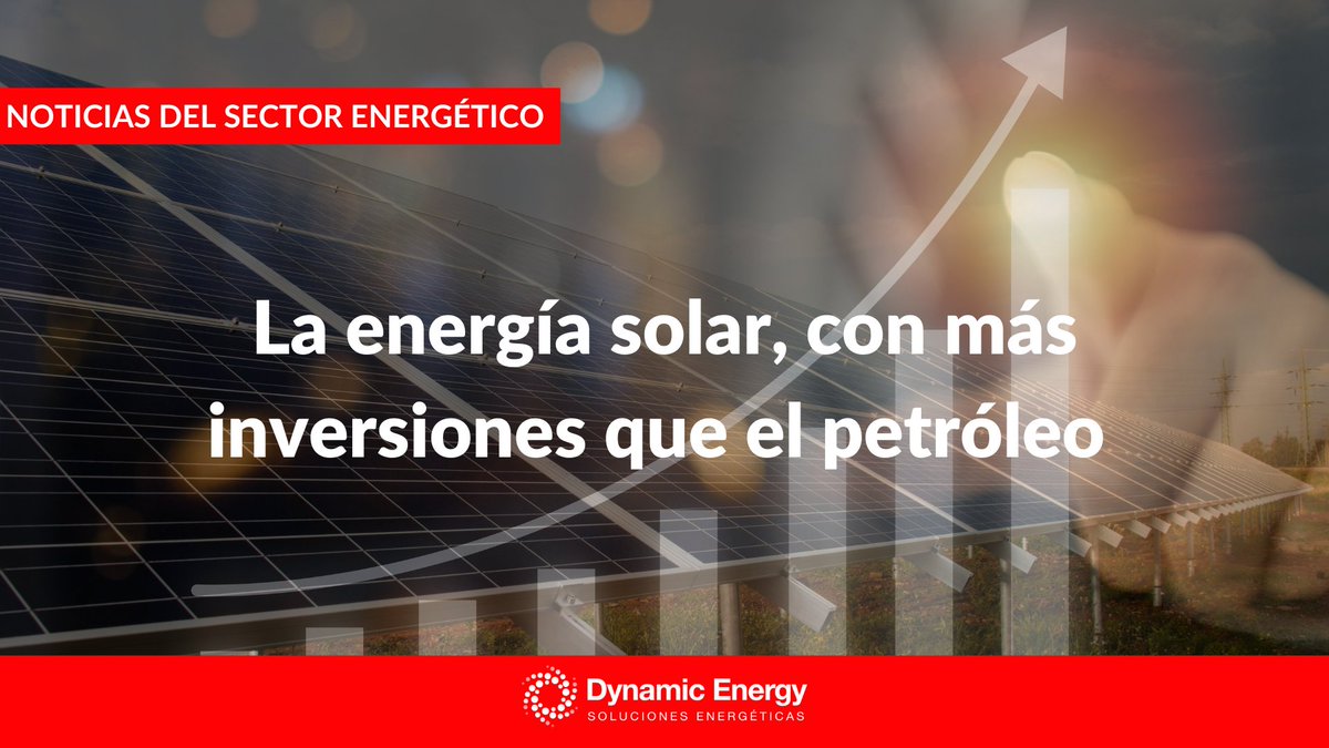 DynamicEnergyAr's tweet photo. Según la International Energy Agency (IEA) en 2023, la inversión en #energía #solar alcanzaría los u$s 390.000 millones, superando la destinada al sector petrolero ⬇⬇⬇

https://t.co/OY2EAwzAIc https://t.co/rW5lfyr1nm