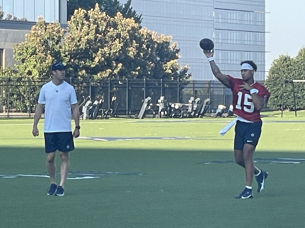 Trey Lance, No. 15 for the Dallas Cowboys