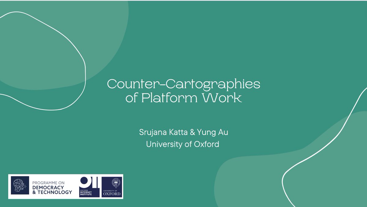 Our very own @a_yung_ is presenting with @srujka on the counter-cartographies of datafication at #rgsibg23 tomorrow, Thurs 31st Aug, in the session ‘Datab(i)ased Identities’ chaired by @jablonow & @samkinsley. Congrats, @a_yung_ !