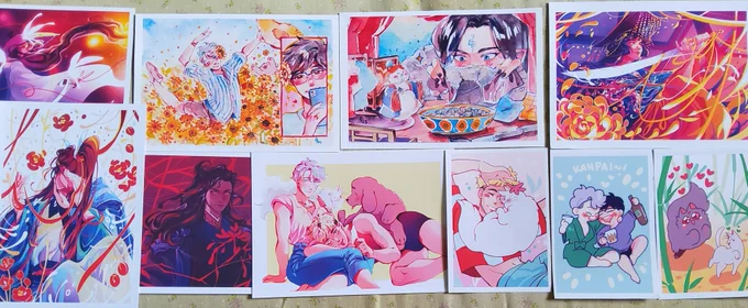 Here are the monthly prints for the physical rewards tiers this month of August, last days for these and other perks! (next month will have a different selection ^^)
Thank you for the support! ❤
https://t.co/HZYeOYPYp6 