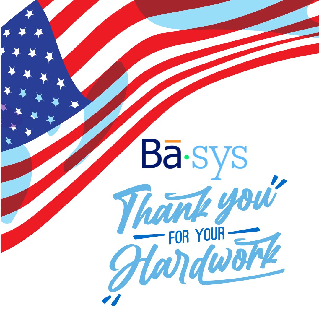 This Labor Day, let's take a moment to appreciate the hands that build, create and innovate. Happy Labor Day to all! 🙌🎉 #LaborDay #teambasys