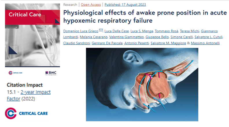 Crit_Care's tweet photo. #CritCare #OpenAccess 

Physiological effects of awake prone position in acute hypoxemic respiratory failure

Read the full article: https://t.co/uAtN6bi5CP

@jlvincen @ISICEM #FOAMed #FOAMcc https://t.co/5AeVwi7bQW