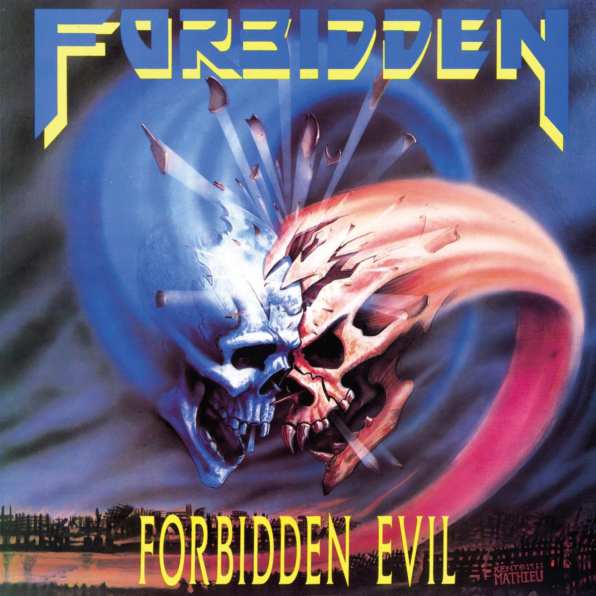 ベイエリア最強のツインリード
Forbiddenの1stアルバム「Forbidden Evil」(1988)

🎧1曲選ぶならどの曲ですか？
私は“Through Eyes Of Glass”なのだ〜🤘
#Forbidden
