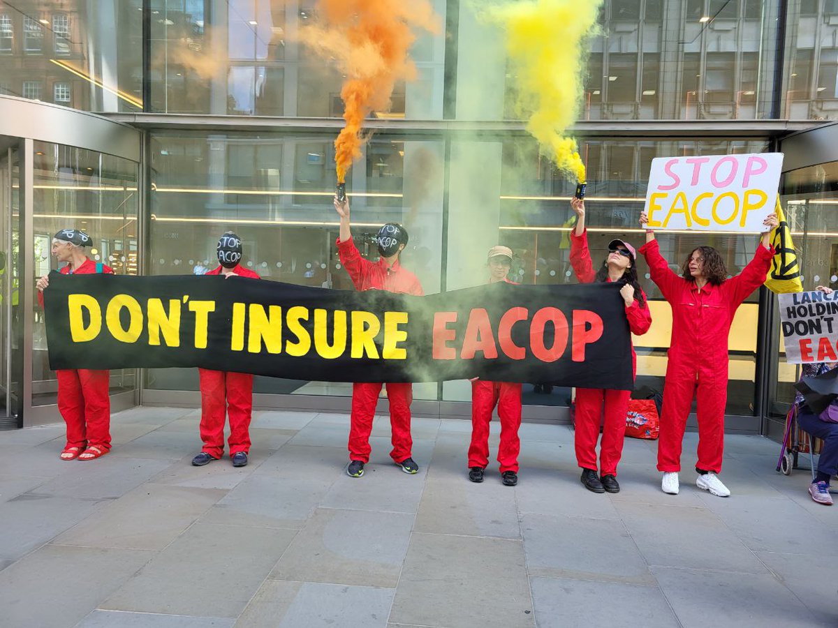 ‼️ WATCH ‼️
Demand is issued to 9 Insurance Companies to rule out cover for East African Oil Pipeline
#StopEACOP  : #EndFossilFuels : #FastFairForever : #ClimateJustice
Livestream 👉  fb.watch/mK-7ZRGfNm/