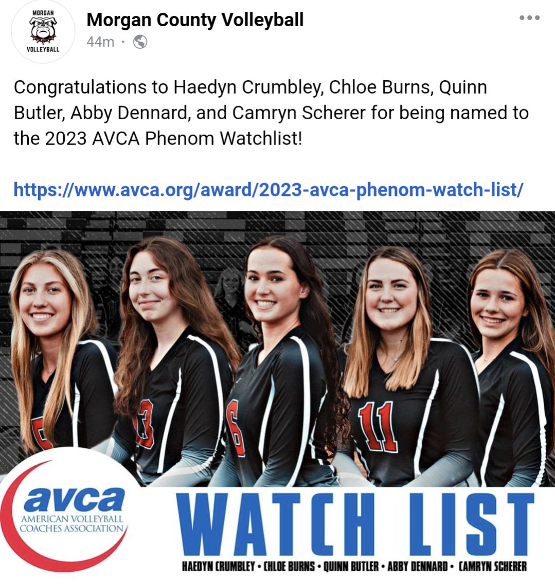 Congrats lady spike dogs
<a href="/MorganCountyCSS/">MorganCountySchools</a> <a href="/MCHSdoghouse/">The Dog House</a>