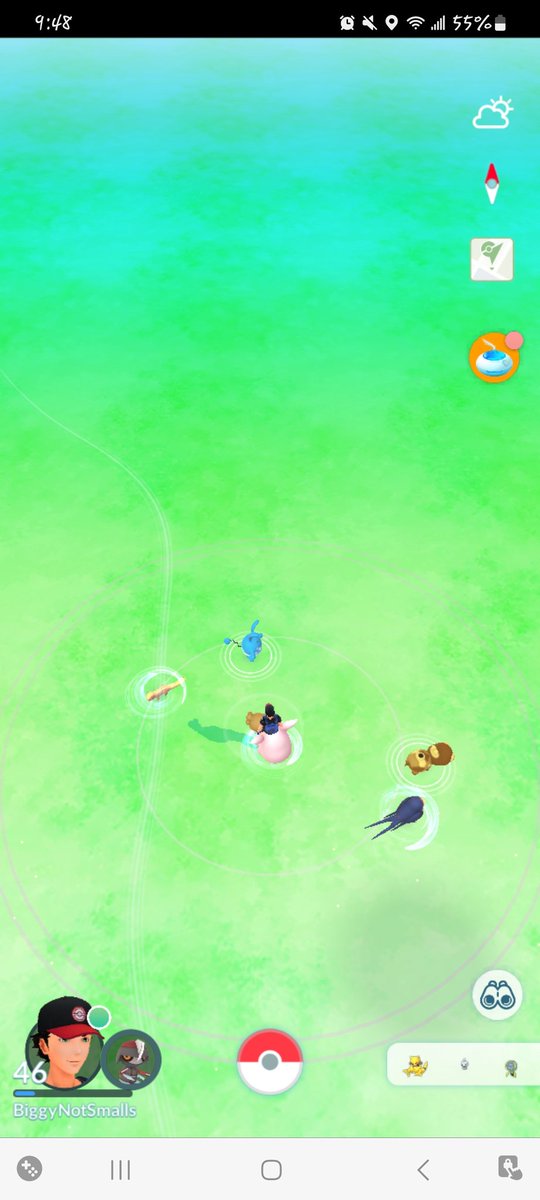 SHunter216's tweet photo. Uhmm...? #PokemonGO https://t.co/CXfBLx2o0j