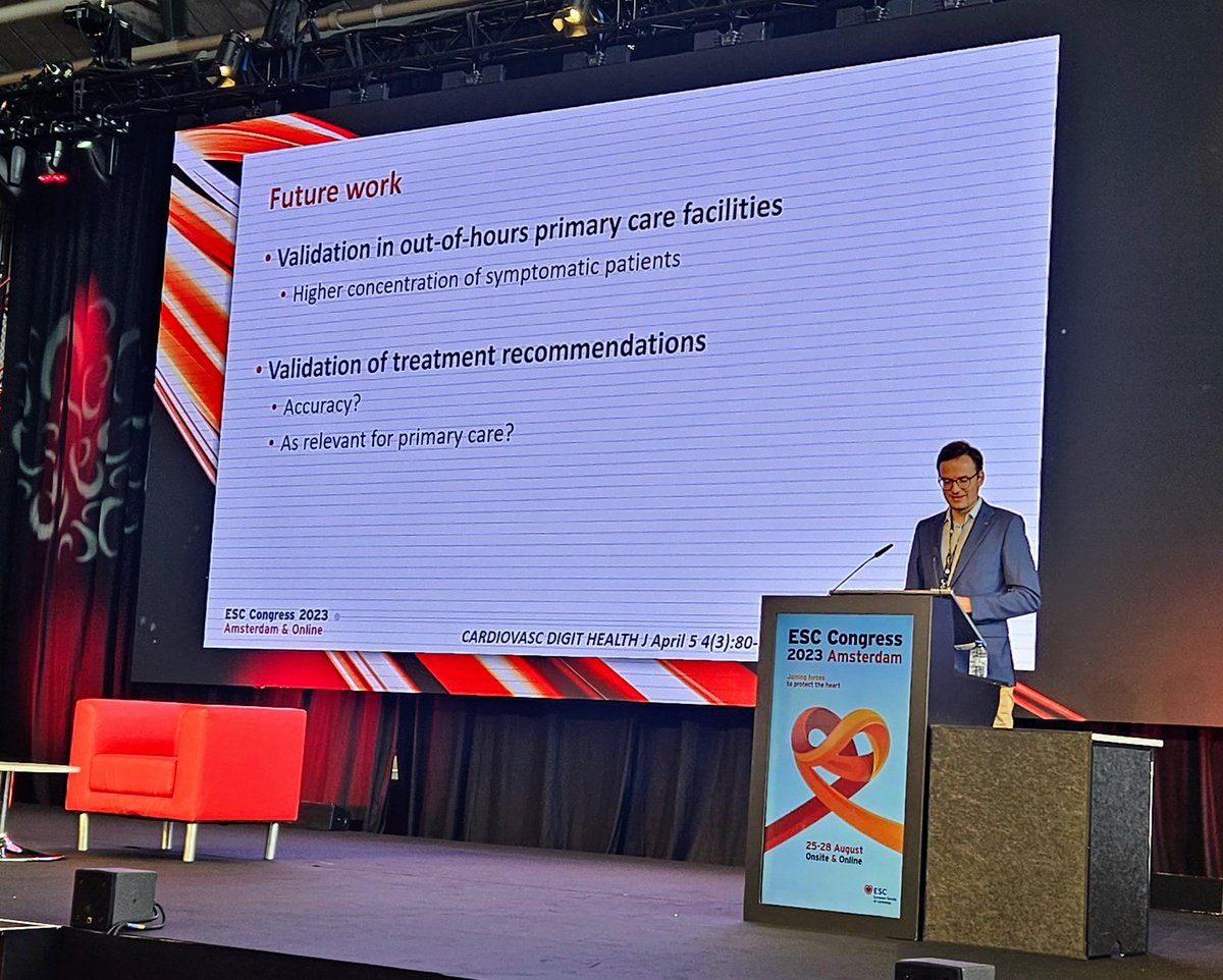 Back in Oslo after a fantastic week in Amsterdam🌟 Lots of  discussions on ACS, troponins, ECGs and emergency primary care! The diagnostic future as an emergency prim. care physician looks exciting with AI risk prediction algorithms, ECG interpretation and echo!
#ESCCongress2023