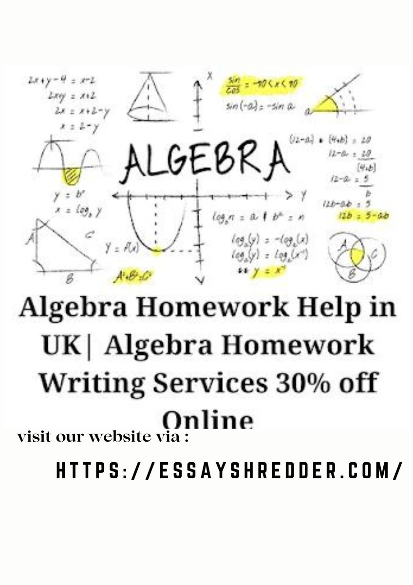 EssayShredder's tweet image. Are you looking for #algebraassignmenthelp? Hire our native writers for #Algebrahomeworkhelp to solve your algebra problems. 24/7 Chat Support, Instant Academic Writing Solutions. essayshredder.com
#treatassignmenthelp #assignmenthelpin