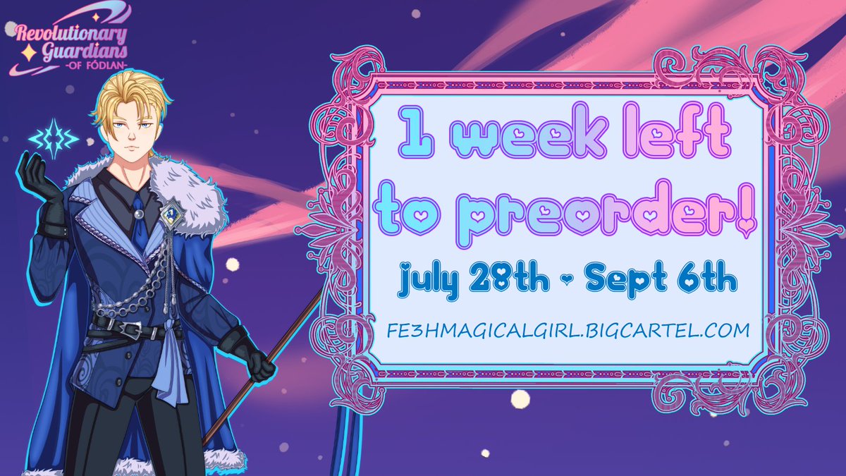 fe3hmagicalgirl's tweet photo. 🌸 One More Week! 🌸

You have until September 6th, 2023 to secure your copy of our Fire Emblem Three Houses/Magical Girls fanzine!

This is a unique project that this fandom has not seen before ✨ Leftovers will be very limited, and POs are the only way to guarantee your copy! https://t.co/2IBlzFFtFC