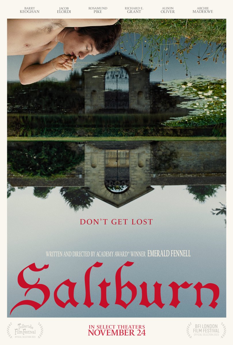 Saltburnfilm's tweet photo. You’ll never leave. #Saltburn https://t.co/uO8AlZFhwS