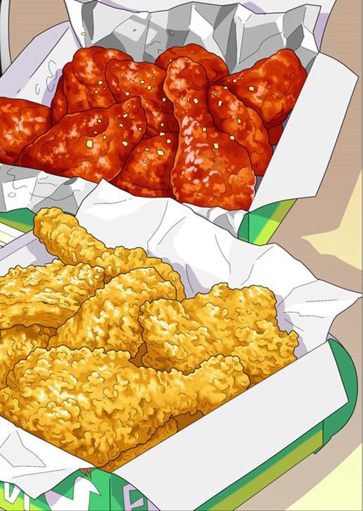 Korean Chicken #koreanchicken #foodanimation #Foodie #Foodies