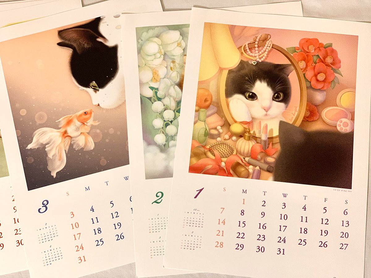2024 달력 펀딩 오픈 알림신청 받는중!
tumblbug.com/icehongsi2024c
고양이들에게 귀여운 위로 받아보아요🐱
#달력 #2024달력 #탁상달력 #벽걸이달력
