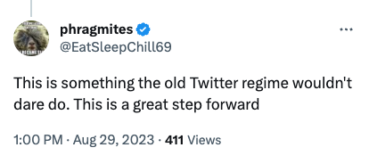 MattBinder's tweet photo. Twitter announced it will put labels on tweets that spread election misinformation...

which is exactly what the old Twitter did that many Musk fans hated

but Musk fans are once again acting like it's a genius new idea https://t.co/dvtHME8MBD