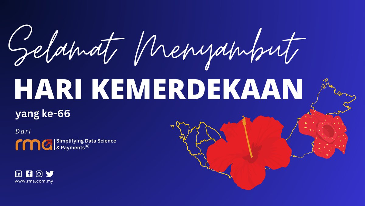 Selamat menyambut Hari Kemerdekaan yang ke-66, Malaysia! 🇲🇾

Merdeka! Merdeka! Merdeka! 🇲🇾
