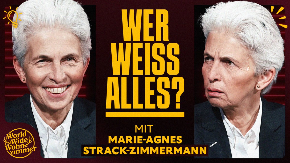 WER WEISS ALLES? EIN Oberbegriff, ZWEI Sekunden Zeit, DREI Kandidat*innen: Wer kennt die meisten Antworten und krönt sich damit zum ALLESWISSER? Heute mit dabei: FDP-Politikerin @MAStrackZi! ▶️ youtu.be/WcgOmBMo7XU