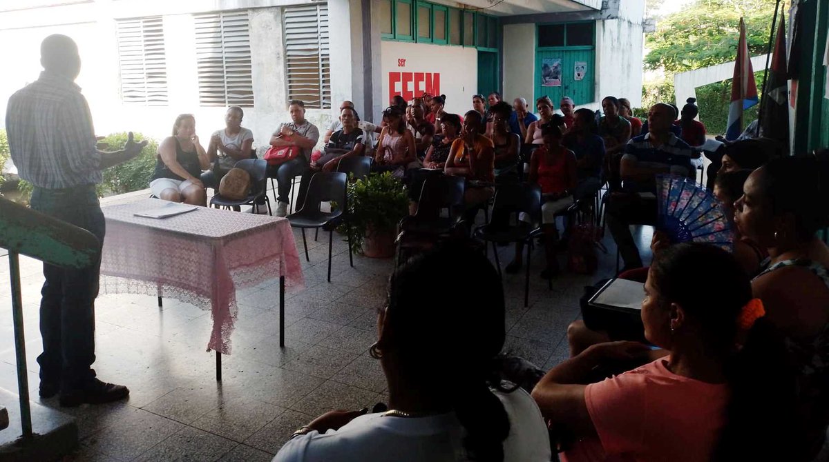 IpuDoris's tweet photo. Listos para comenzar el próximo curso escolar a pesar de las limitaciones impuestas por el bloqueo.#Cuba https://t.co/rQyeFqrNpm