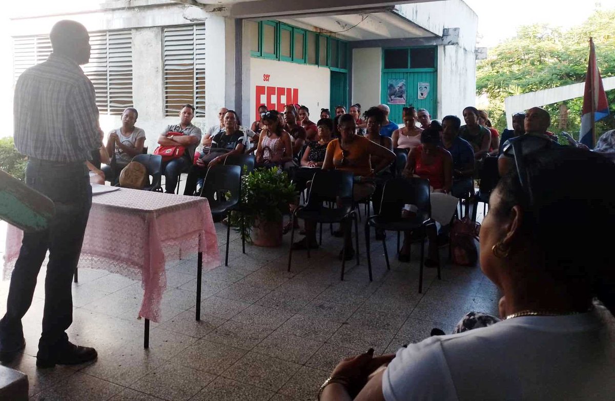 IpuDoris's tweet photo. Listos para comenzar el próximo curso escolar a pesar de las limitaciones impuestas por el bloqueo.#Cuba https://t.co/rQyeFqrNpm