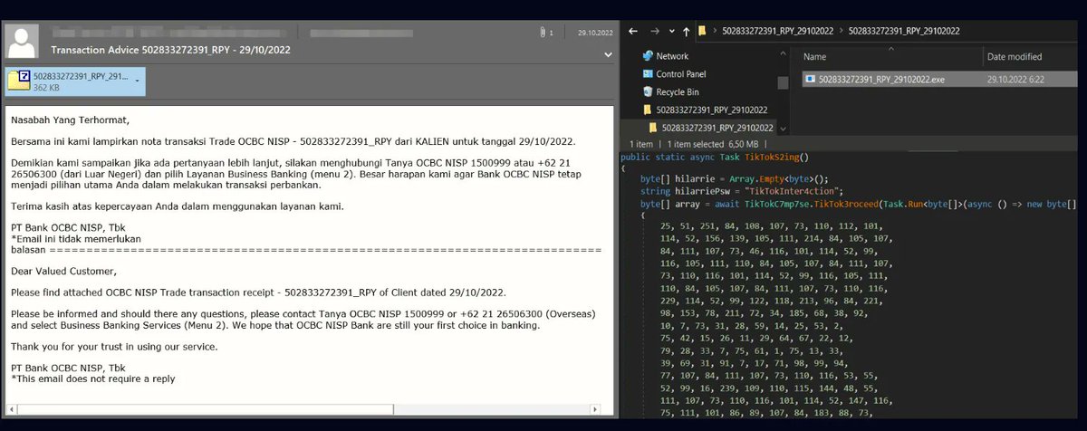 AndySvints's tweet image. #DOTRUNPEX – DEMYSTIFYING NEW VIRTUALIZED .NET INJECTOR USED IN THE WILD by @vinopaljiri @_CPResearch_
•protected by virtualization #KoiVM &amp;amp; obfuscation #ConfuserEx
•distributed via phishing &amp;amp; masqueraded websites
buff.ly/45oNNKF
#Malware #Research #AndySvints #InfoSec