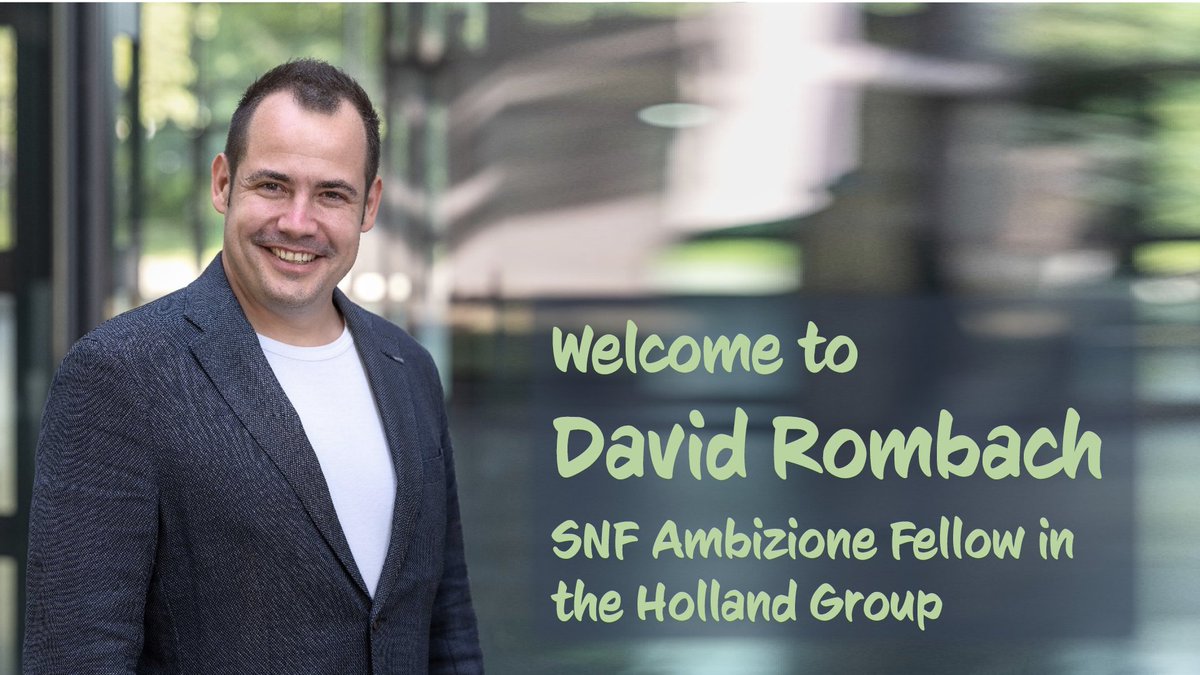 UZH_Chemistry's tweet photo. Welcome to David, new SNF Ambizione Junior Research Group Leader @UZH_Chemistry associated with the Holland group @HollandLab_ . https://t.co/ufeGgX8VOl