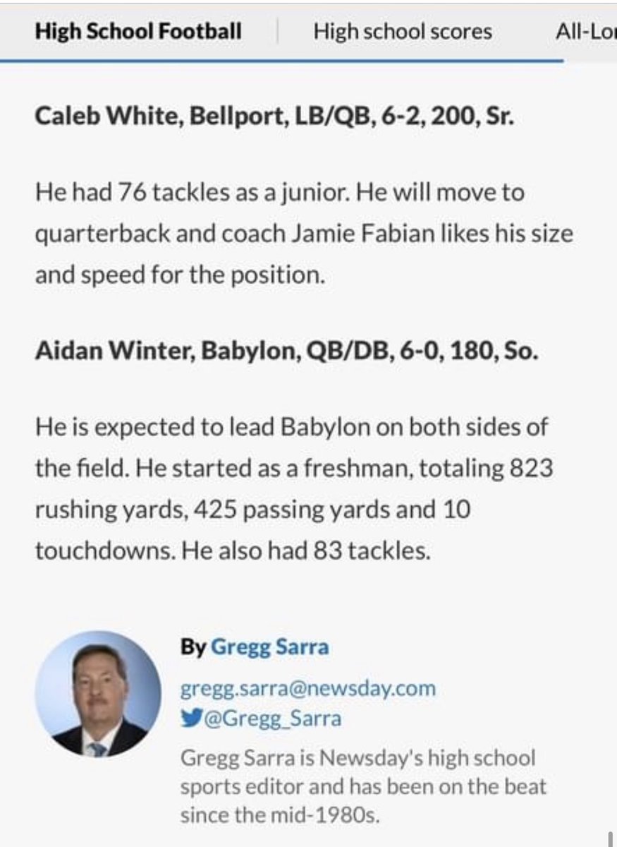 Bellport HS Football tweet media