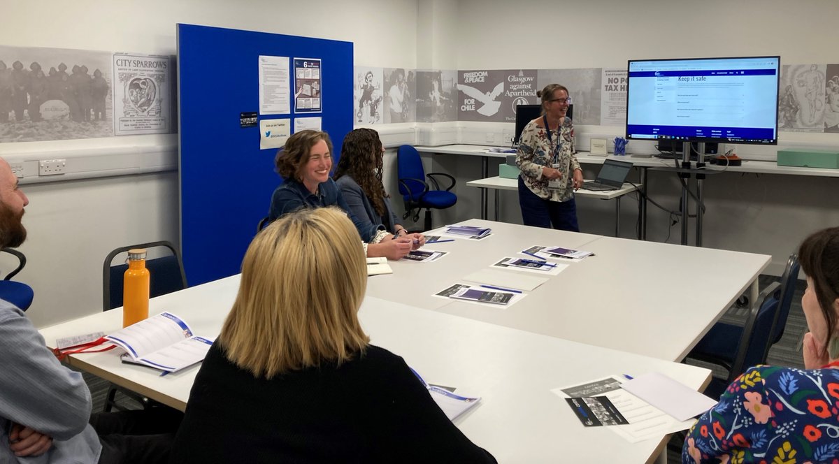 GCUArchives's tweet photo. Kirsty thoroughly enjoying giving #DTASis20 workshop participants an overview of the @ScotGov
funded Social Enterprise Archiving Toolkit (SEAT) earlier. Thanks to those who attended! #SocEnt #SocEntCollectionScot
To see SEAT for yourself: https://t.co/K43CauDyRq https://t.co/5IE34jxHqy