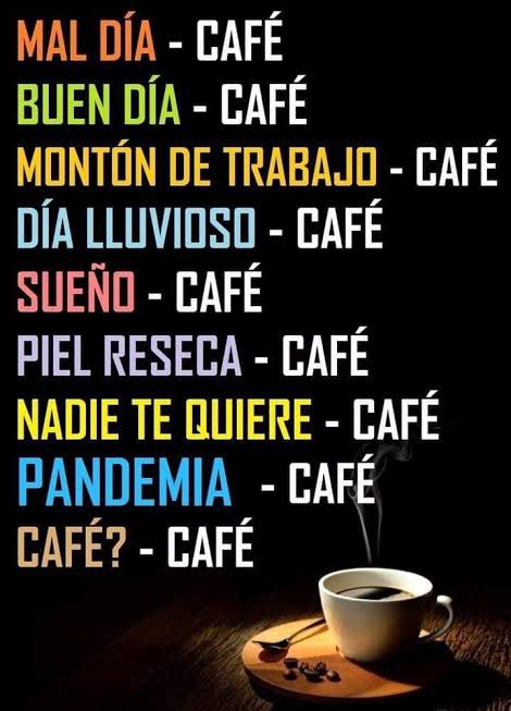 ✨🙌🏼☕️ #Café #Miercoles #OmbligoDeSemana