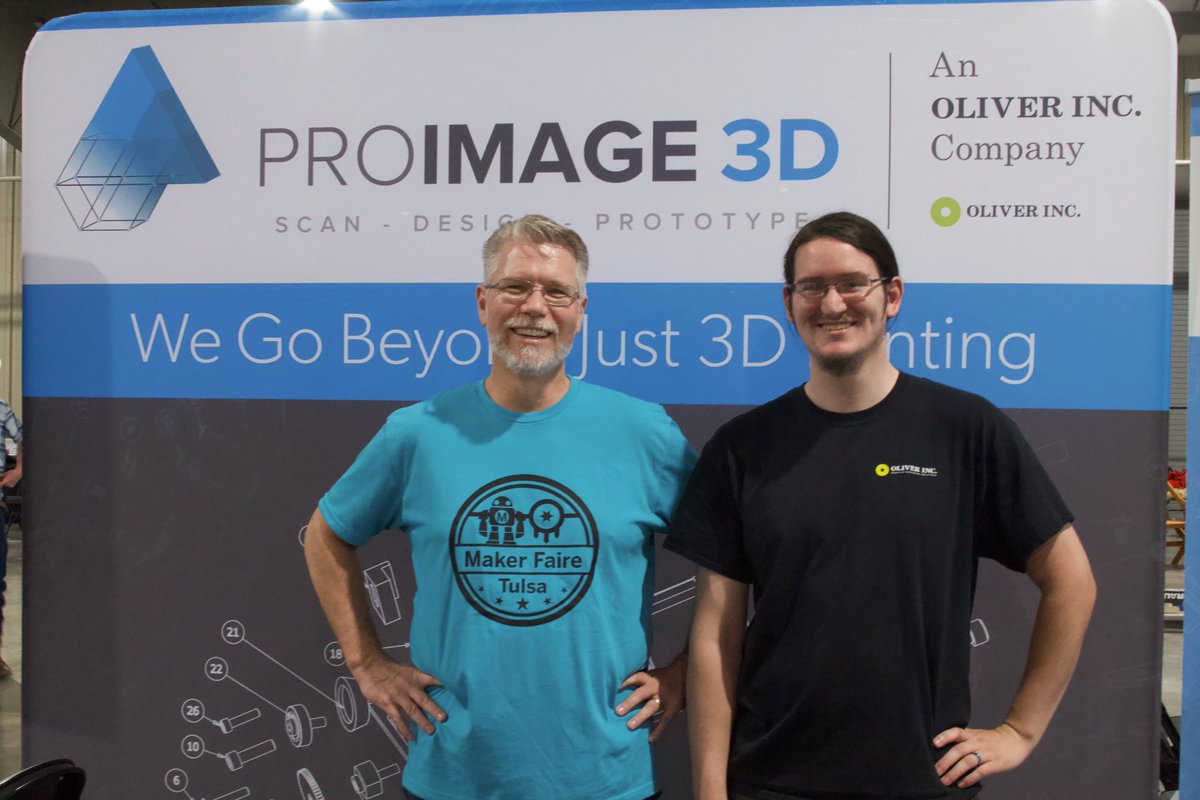 pro3drp's tweet photo. Thank you, Tulsa! We had an incredible time at @makerfairetulsa. It’s such a joy to engage with people of all ages while we showcase the diverse possibilities of 3D Technologies we have available.

@makerfaire #makerfaire #3dprinting #3dprint #3dscanning #3dScan https://t.co/PnrawJRxRU