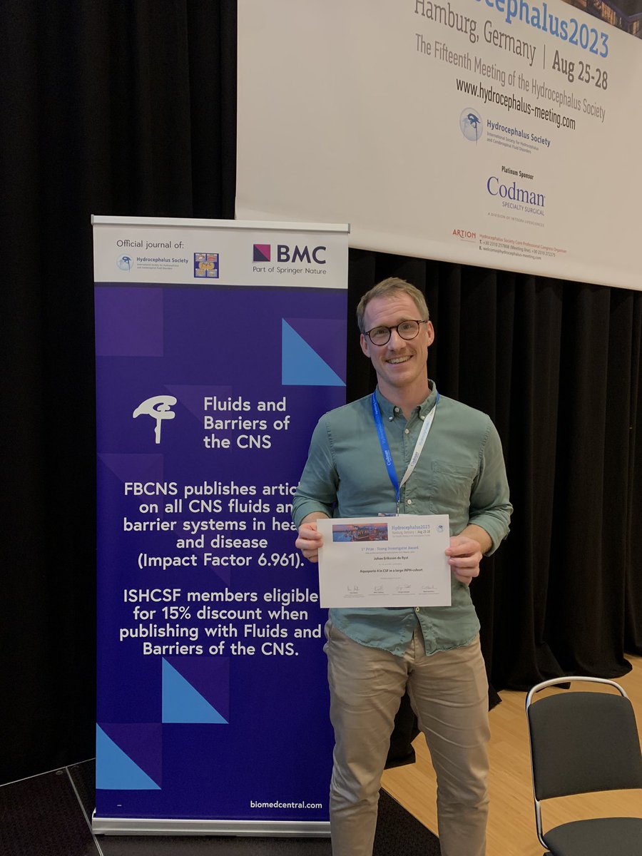 Umeå Hydrocephalus Research Group (@csfmatters) on Twitter photo We are very proud to announce that our PhD-Student and neurology resident Dr Johan Eriksson De Ryst was awarded 1st place in the Young Investigators Award at the Hydrocephalus 2023 meeting. <a href="/hydrocephalusso/">Hydrocephalus Society</a> We are very proud to announce that our PhD-Student and neurology resident Dr Johan Eriksson De Ryst was awarded 1st place in the Young Investigators Award at the Hydrocephalus 2023 meeting. <a href="/hydrocephalusso/">Hydrocephalus Society</a>