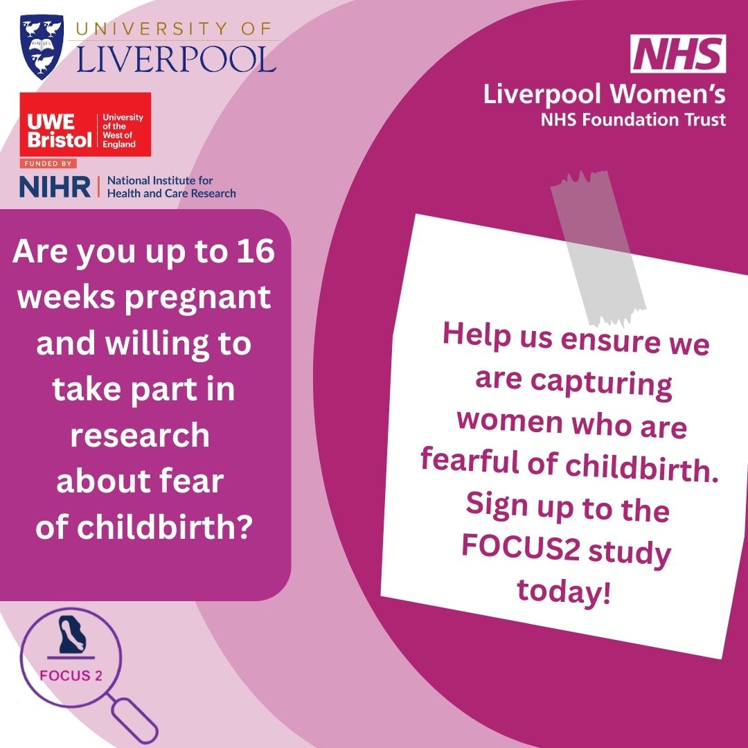 Are you currently less than 16 weeks pregnant? Do you live in the UK? Could you help us to test a new measure of fear of childbirth? For more information and to take part, click on this link: orlo.uk/gfhi1