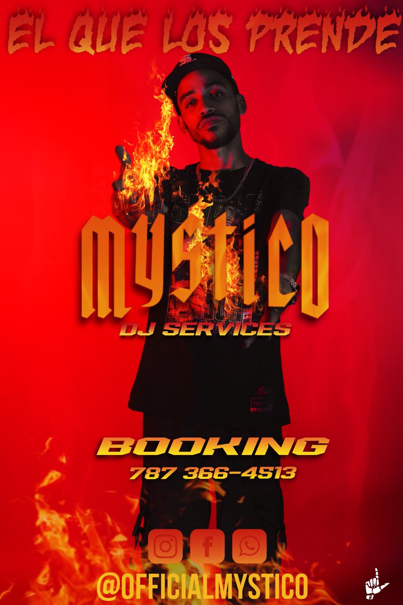 #PRENDEELPARTY CON EL QUE LOS PRENDE <a href="/OFFICIALMYSTICO/">𝕸𝖝𝖘𝖙𝖎𝖈𝖔</a> 🔥

PARA BOOKING COMUNICARSE CON # EN EL FLYER.