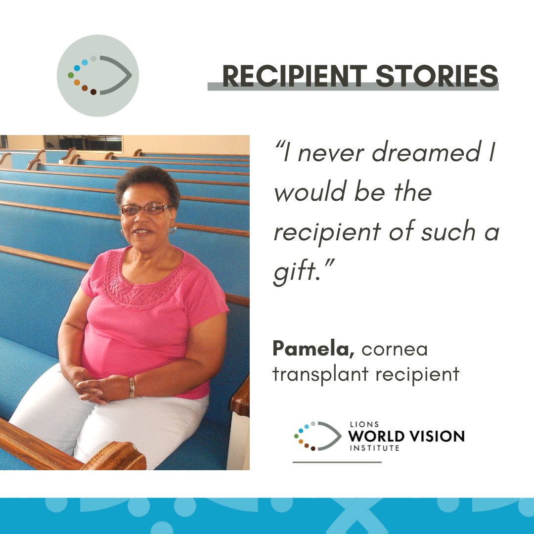 WorldCanSee's tweet photo. “I never dreamed I would be the recipient of such a gift.” #SoTheWorldCanSee #WeAreLionsWorldVision #DonorStories #DonateLife #FamilyServices #EyeBank #Cornea #GiftofSight #RecipientStories https://t.co/EDWxPcXMsT