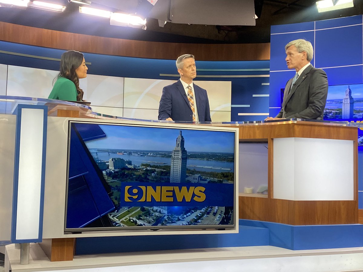 Thanks <a href="/lizkohTV/">lizkohTV</a> and <a href="/MattWAFB/">Matt Williams</a> for your warm welcome on the <a href="/WAFB/">WAFB</a> morning show. Great conversation about what I’m already doing as I prep to take office in January. Thanks for having me in!