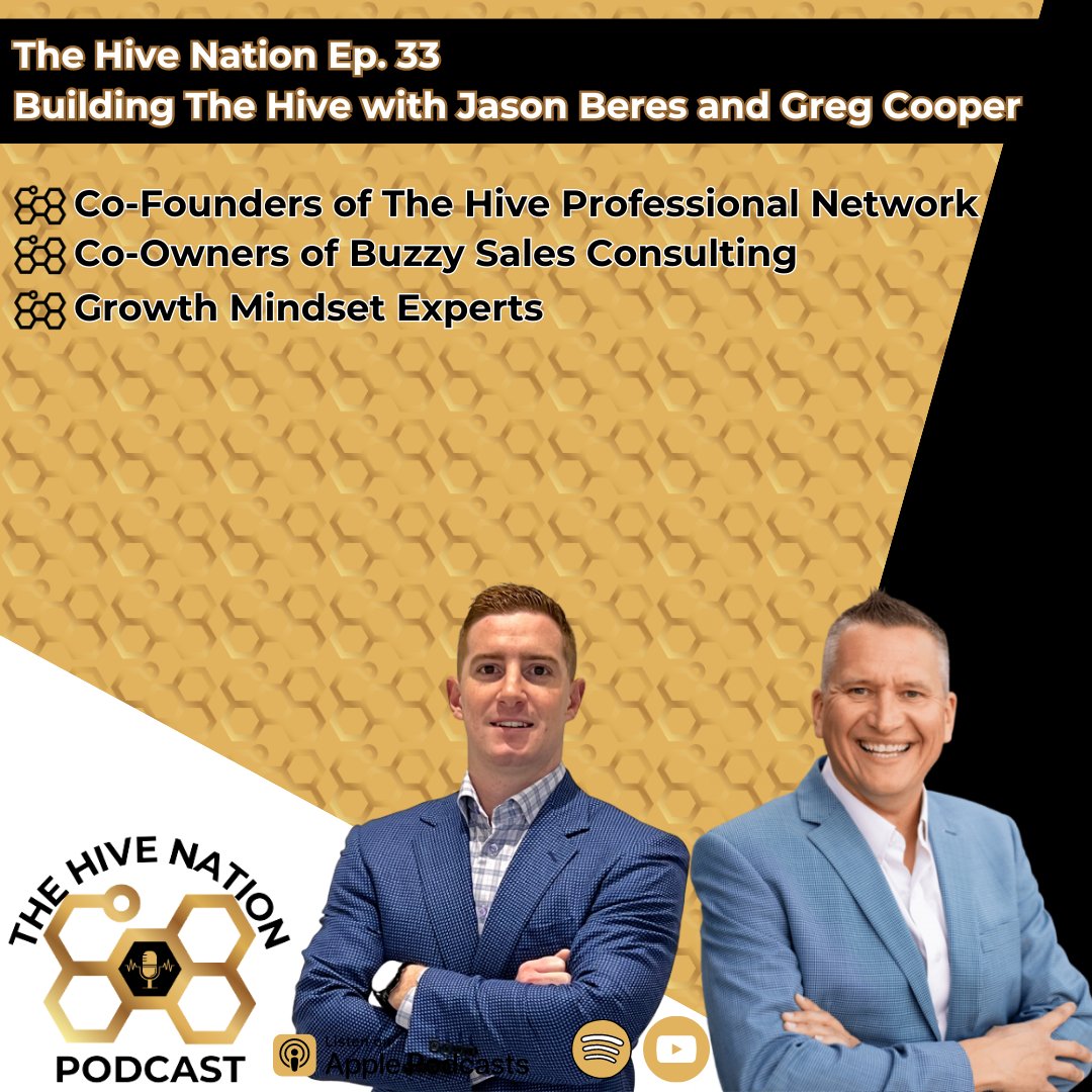 TheHiveNet01's tweet photo. The Hive Nation Ep. 33
Building The Hive with Jason Beres and Greg Cooper

Full episode available now on all streaming platforms 

https://t.co/9Ry4p2fbBX
https://t.co/oI1yARTUVl 
#thehive #thehivenationpodcast #airdriechamber #saskatoonbusiness #saskatoonchamber #nsba #yxe https://t.co/thojkTdTpu