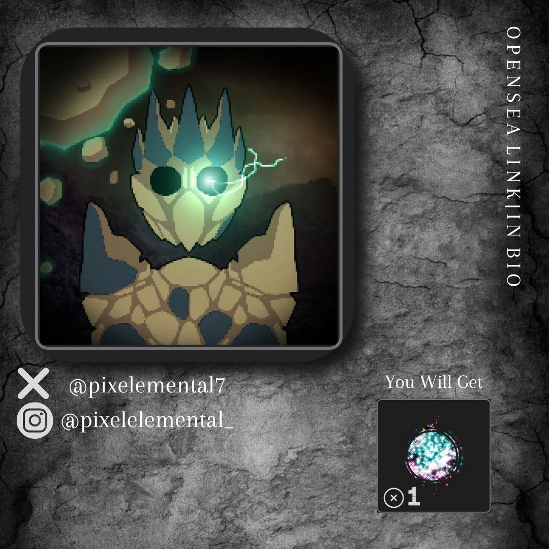pixelelemental7's tweet photo. 🌌✨ Embark on a journey through realms of creativity with our mesmerizing NFT Collection! Each piece tells a unique story, merging art and technology in breathtaking ways. Join us in this digital art adventure! 🎨🔥 #NFTCollection #digitalart #NFTCommmunity https://t.co/ybOMu9qvyz