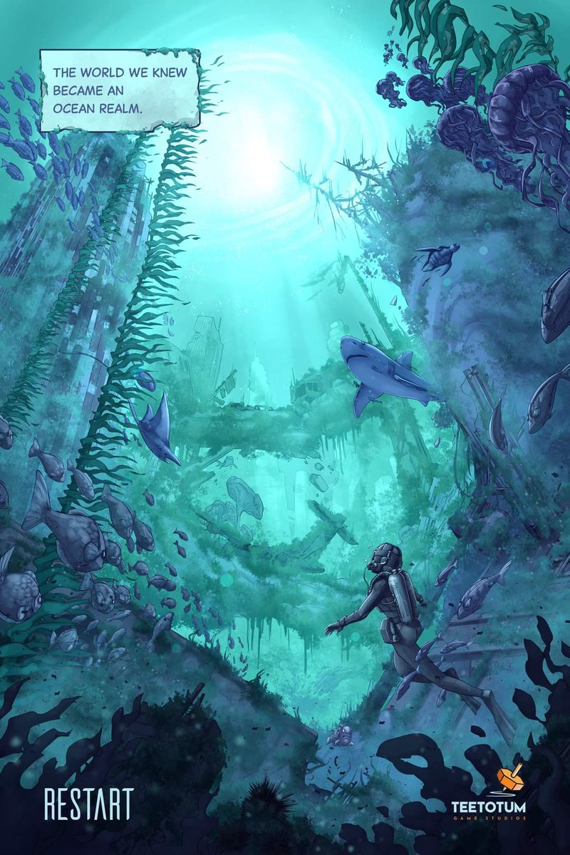 teetotumgames's tweet photo. While I was sailing ⛵️ carefree in the Aegean Sea, I could never have expected the world to become an endless ocean 🌊... Explore Oceanrealm and share your thoughts 🧠, because who knows? Maybe you are the time traveler who can save the world. https://t.co/saEzfsbetl