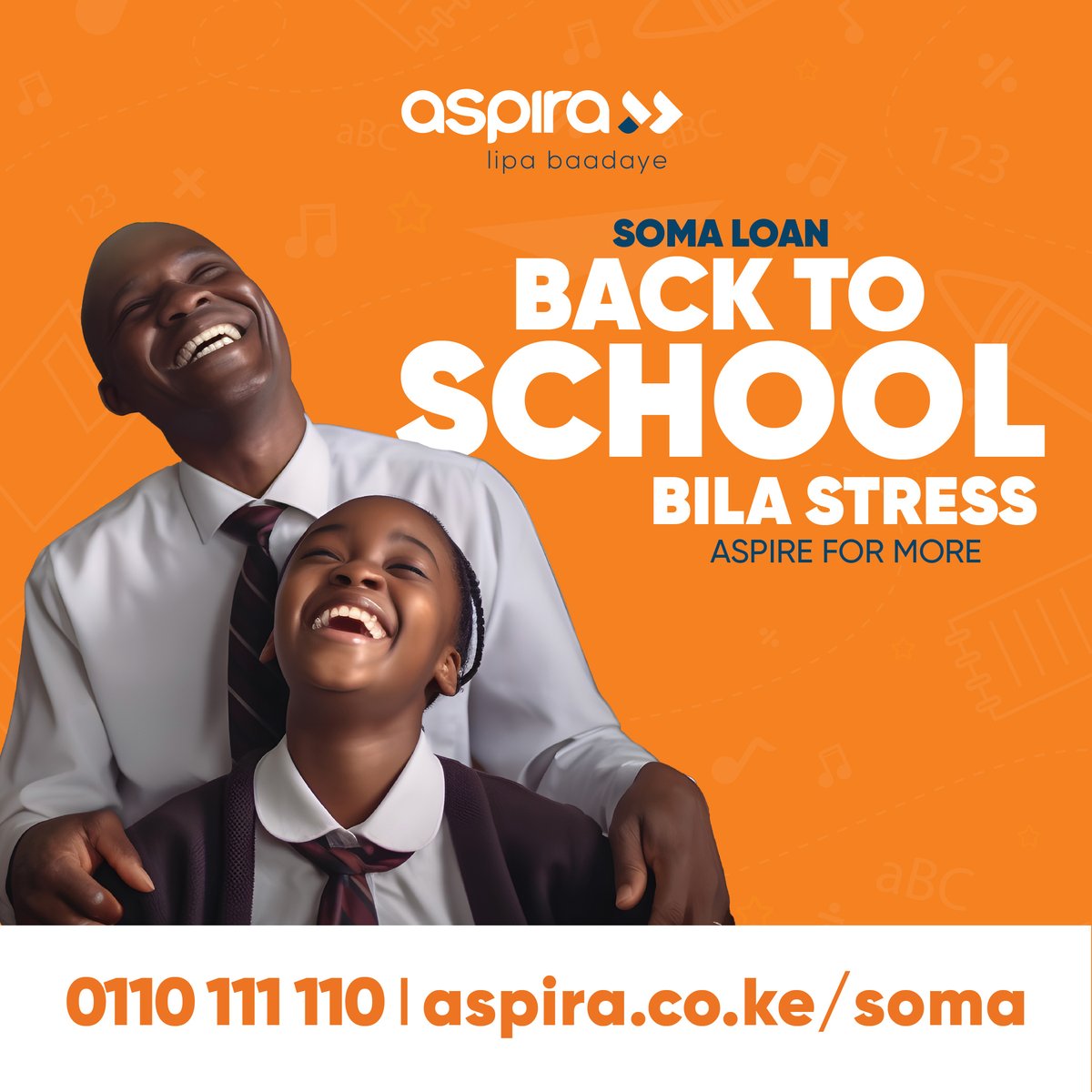 Make your aspirations a reality with Aspira's Buy Now Pay Later. Empower your child with a world-class education, all while sidestepping the complexities of traditional loans. Fast-track your way to success &amp; invest in their tomorrow, today.

bit.ly/Aspira-Soma
0110111110