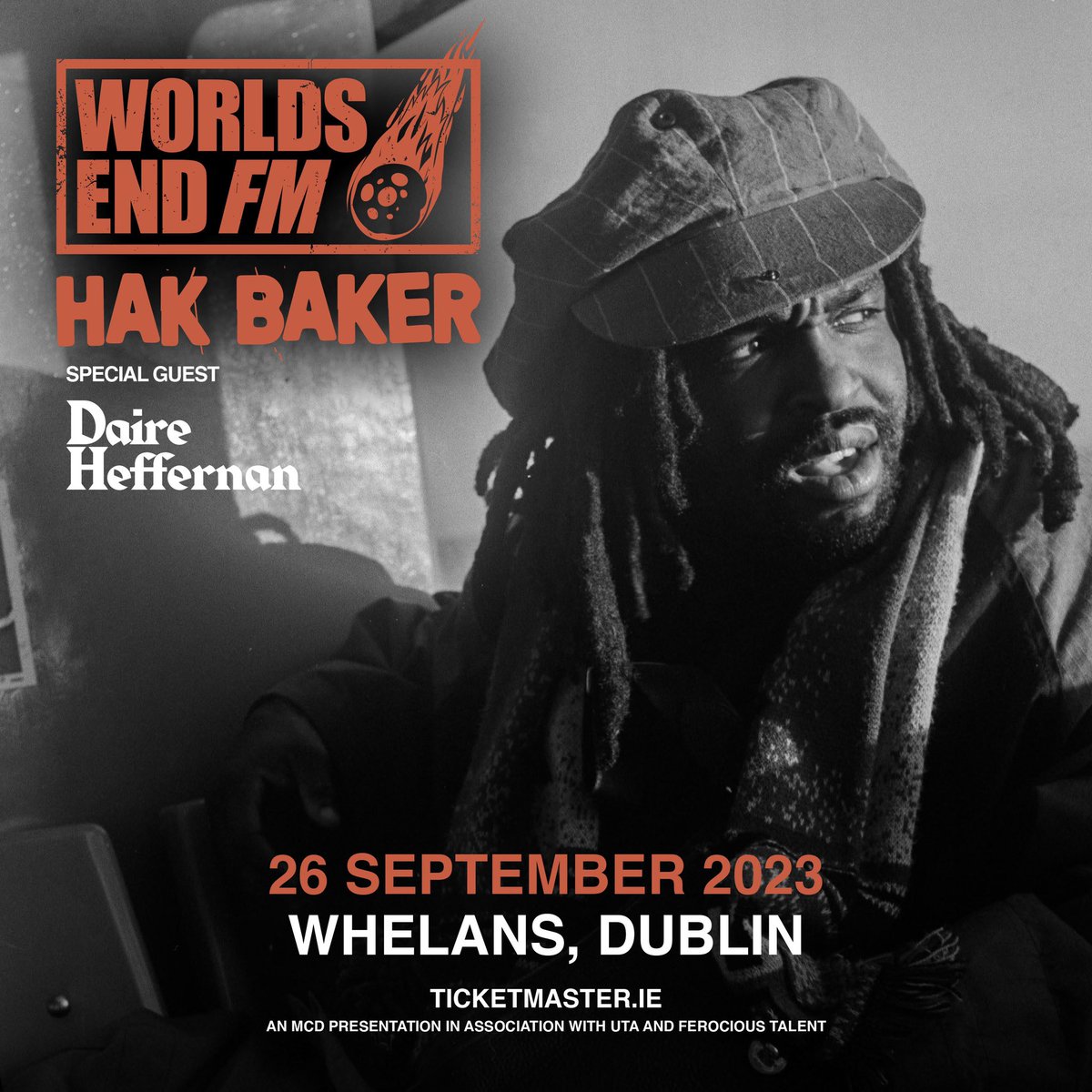 very excited to be supporting @HakBaker in whelans on the 26th ! tix in my bio and ticketmaster now :D