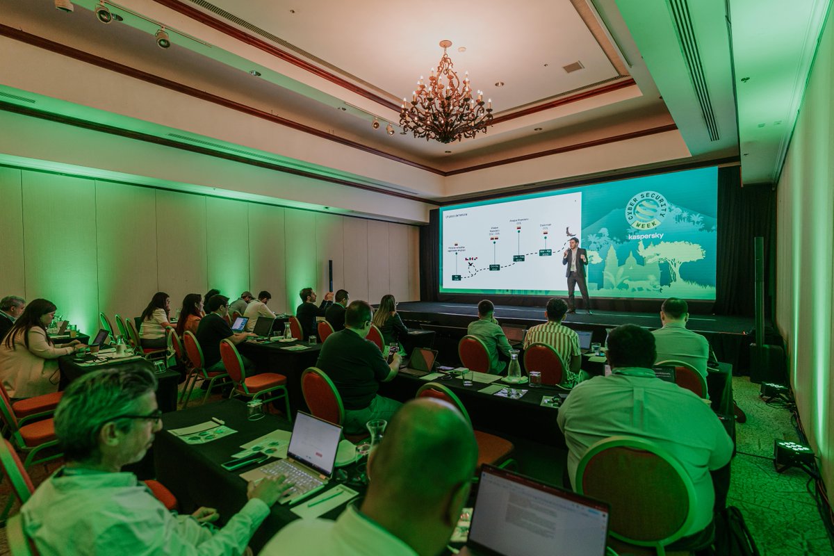 KasperskyLatino's tweet photo. ¡Nuestra Cyber Security Week 2023 llegó a su fin y no podríamos estar más agradecidos por la participación de todos! 🙌 Si desean conocer más sobre el panorama en América Latina, clic aquí 👉https://t.co/3andWwmp33

#klsec #cswlatam #tecnologia #informatica https://t.co/Iok3KI8oM0