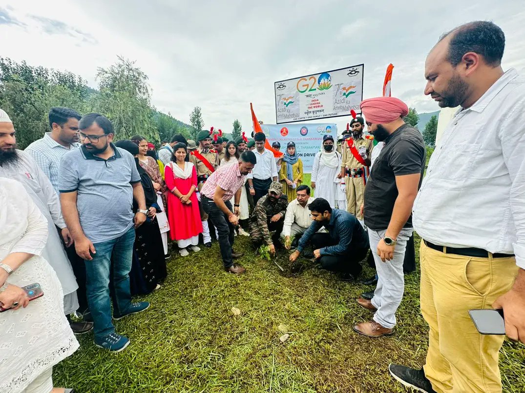 NssGdctmd's tweet photo. NSS unit of GDC Thannamandi organised a plantation drive to celebrate "World Nature Conservation Day" on 28 July 2023.
@_NSSIndia @ianuragthakur @G20_Bharat @NisithPramanik @NssrdD @OfficeOfLGJandK @NssJammu @muhammad_shoket https://t.co/2DMiBdfV91