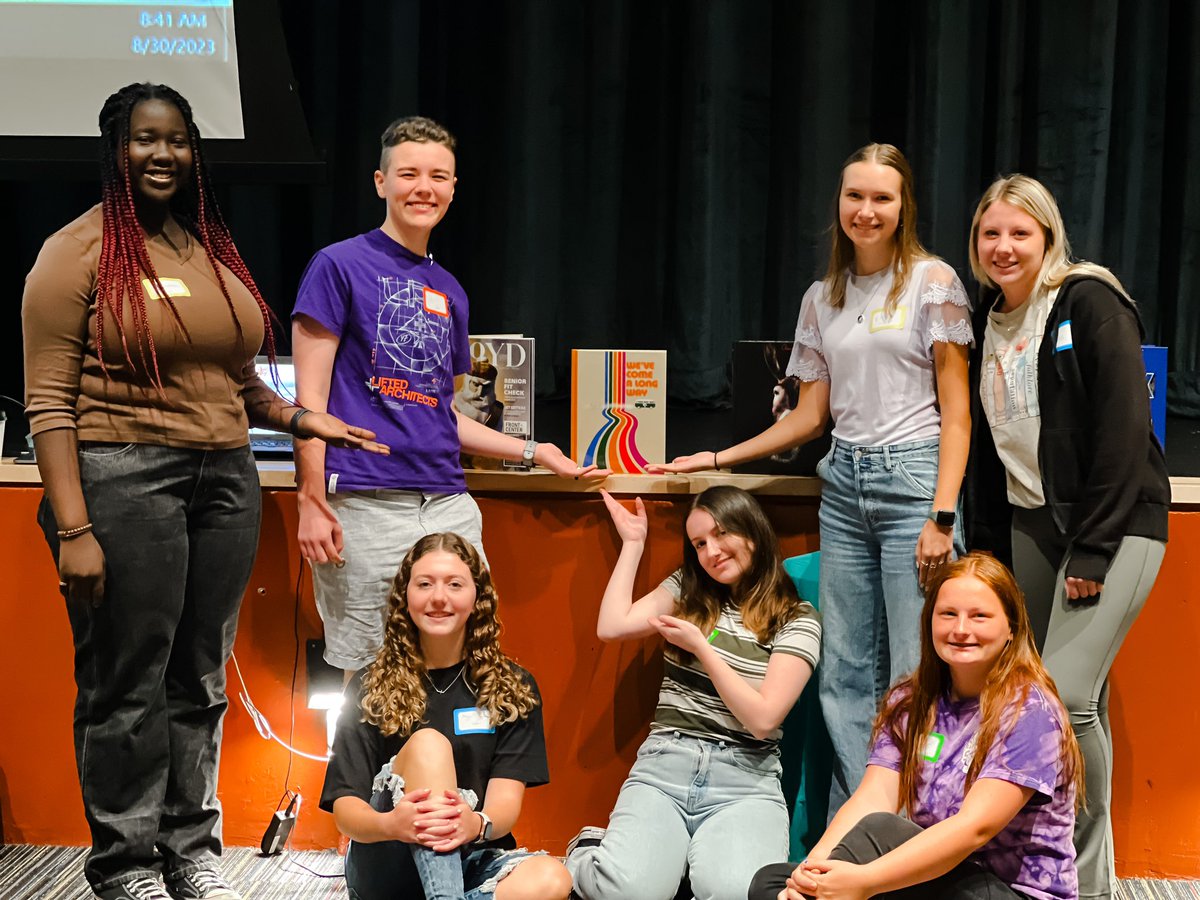 When you find your yearbook has been put on display at conference for  other schools in the region to see. #salemwildcatpride #yearbook