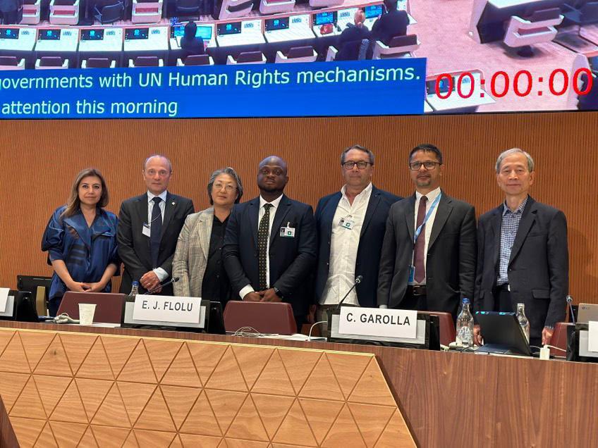 EtorJFlolu's tweet photo. On Monday,the 28th of August, 2023, at the UN headquarters in the Swiss city of Geneva, I presented a paper at the OHCHR expert meeting on enhancing capacity-building for local governments to incorporate human rights into all their work. https://t.co/C2WH5iLzcV