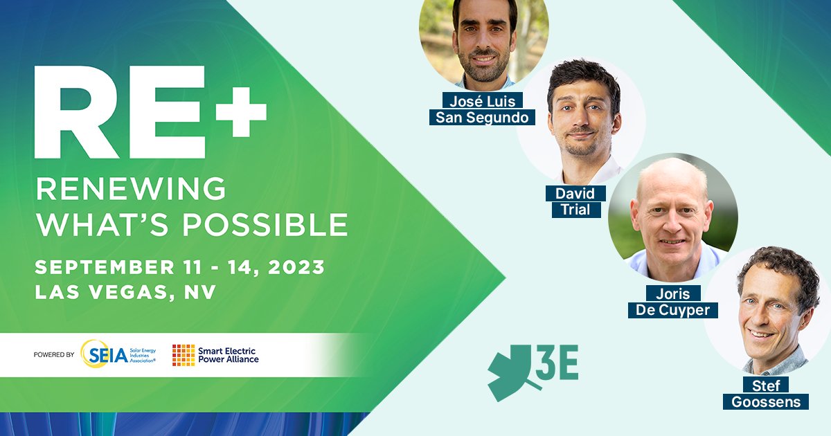 📢 Join our CEO Stef Goossens and our team who wil be attending RE+ in Las Vegas, September 11-14!  🇺🇸

👉 Don't miss this opportunity to connect and to hear more about our asset performance management solutions: book a meeting with us eu1.hubs.ly/H058L7Y0 

#REPlus23