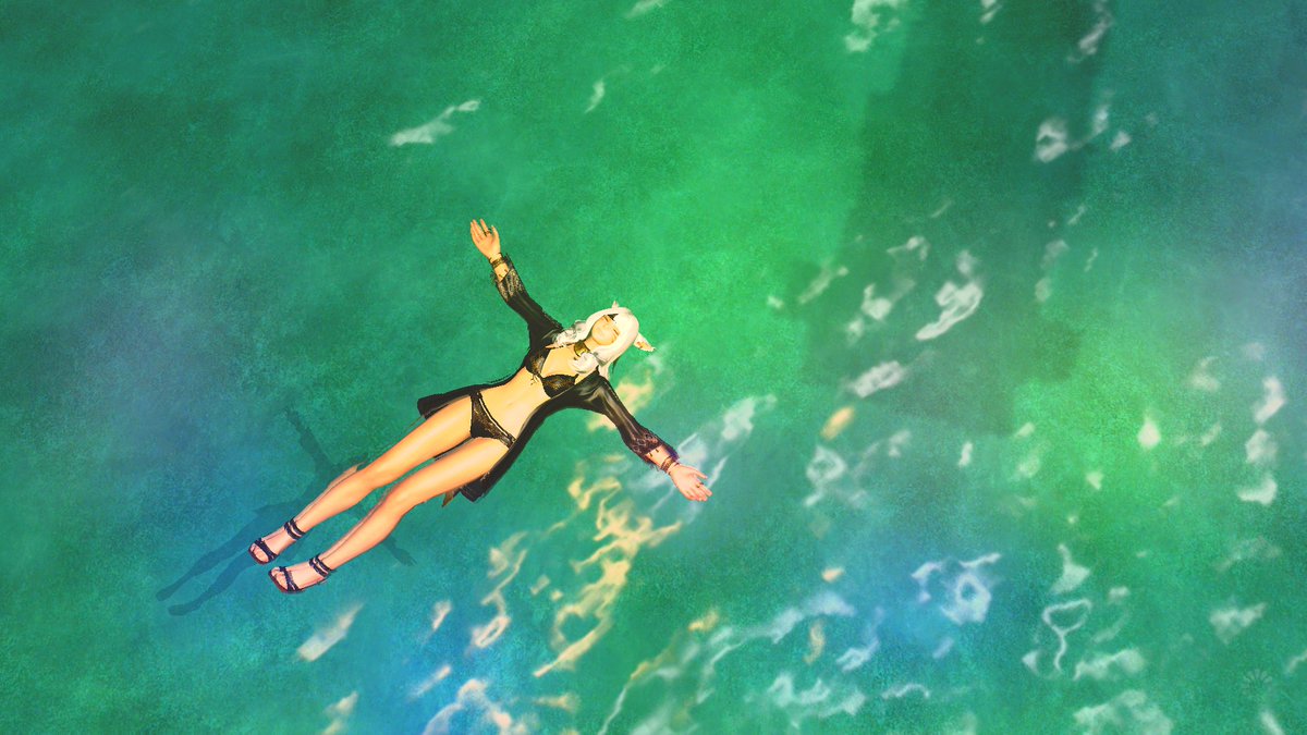 Relaxing in the water #FFXVI